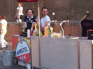 mobiele tap en koelwagen
