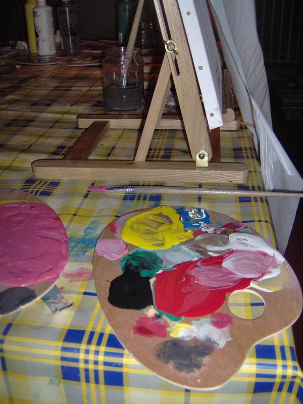 Kerst Schilderworkshop 35,- p.p. v.a. 20 pers. 25,- pp.