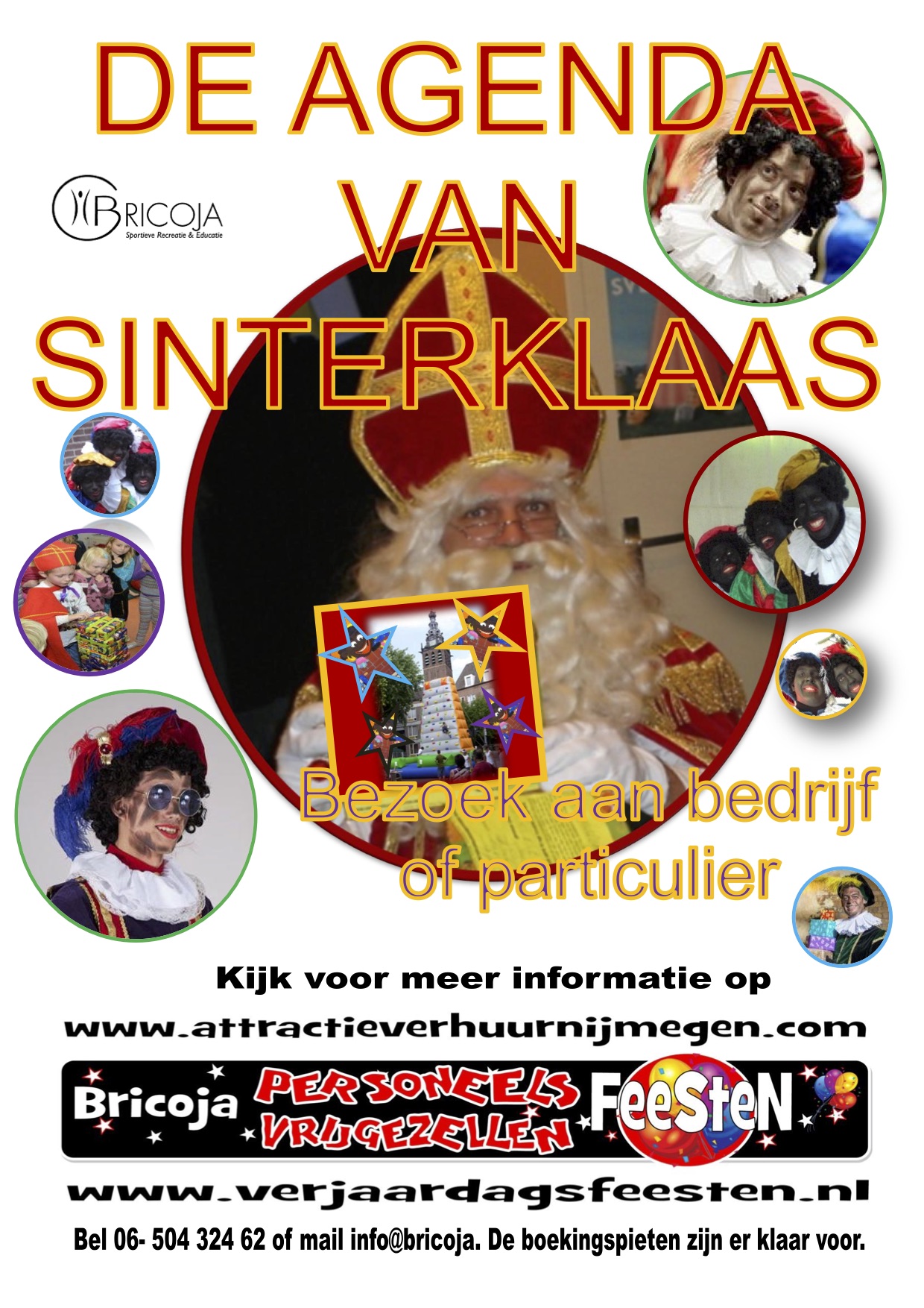 Corona Proof Sinterklaas en Zwartepiet verhuur nijmegen e.o.